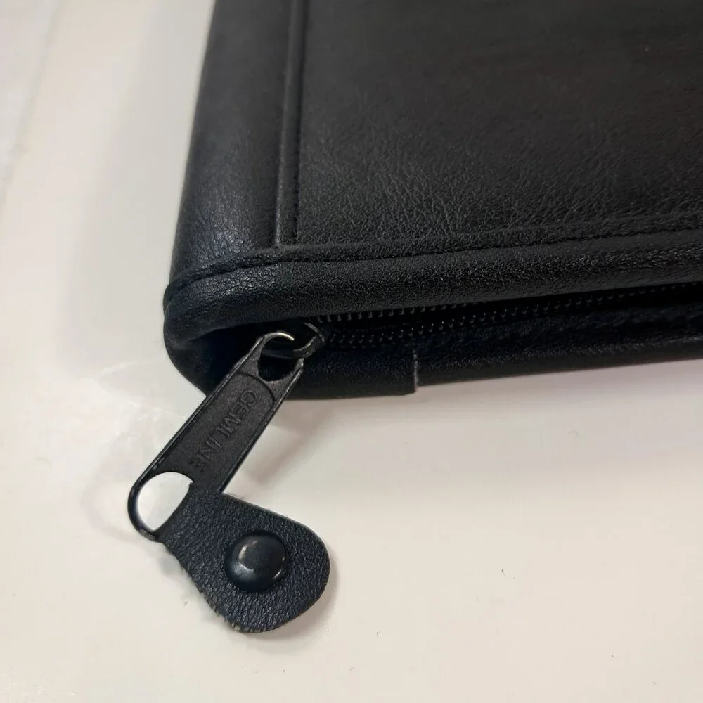 Cogent Systems planner‎ organizer black zippered case office school business